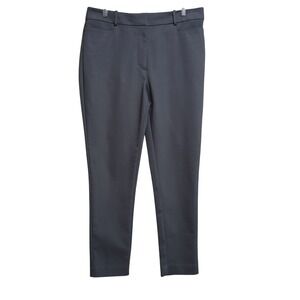 LOFT High Waist Skinny Ankle Pants‎ Gray Career Casual Womens Size 8